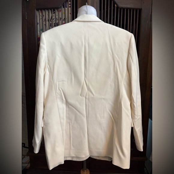 Nwt- zara- ZW COLLECTION DOUBLE BREASTED JACKET-Small - Picture 6 of 8